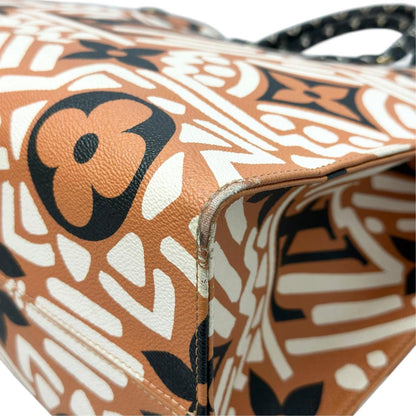 Louis Vuitton On The Go GM Shoulder Bag Monogram Canvas Orange Graffiti — view 8