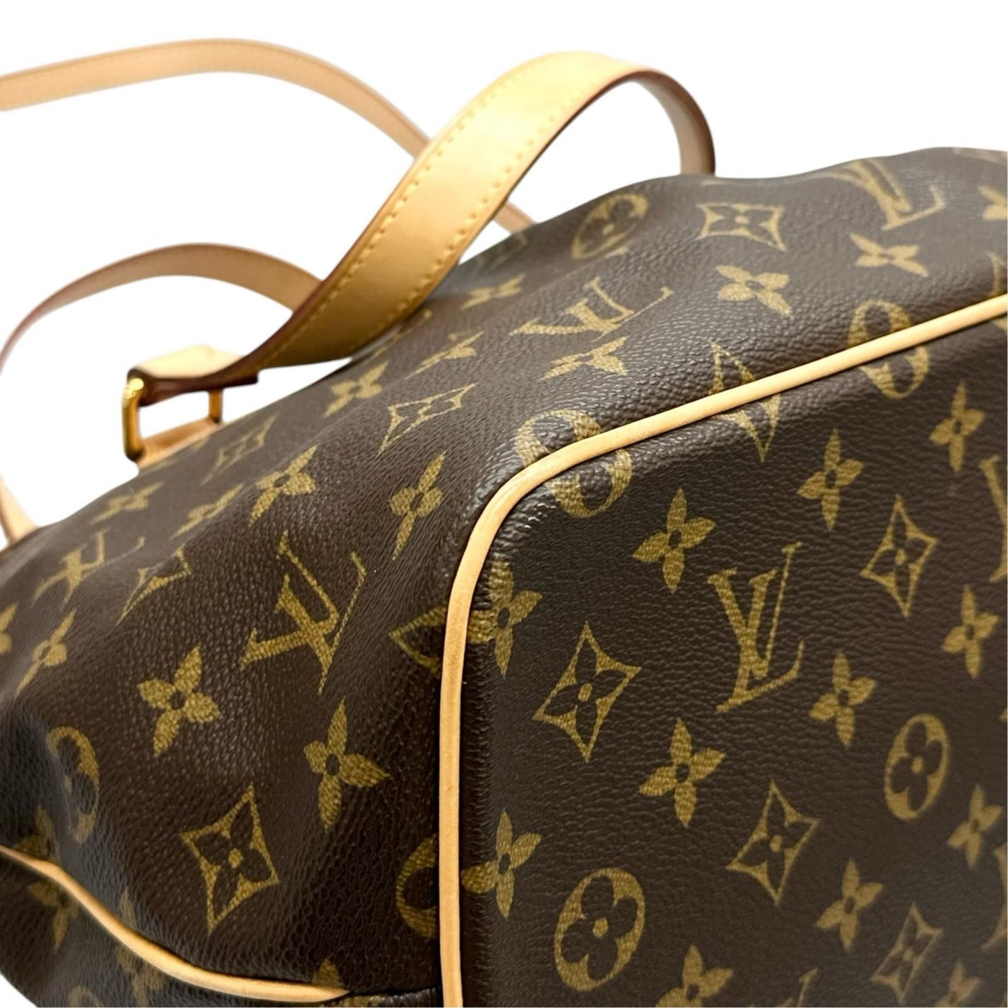Louis Vuitton Palermo PM Handbag Monogram Canvas Brown 2-Way — view 7