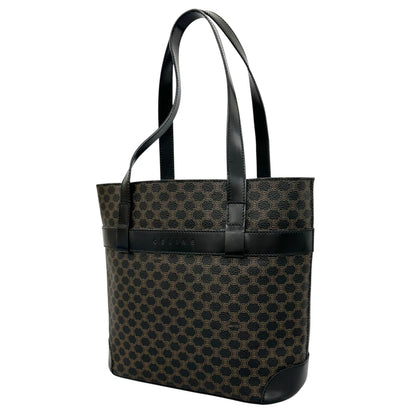 Celine Macadam Handbag Leather Black — view 2