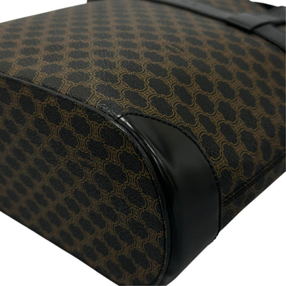 Celine Macadam Handbag Leather Black — view 8
