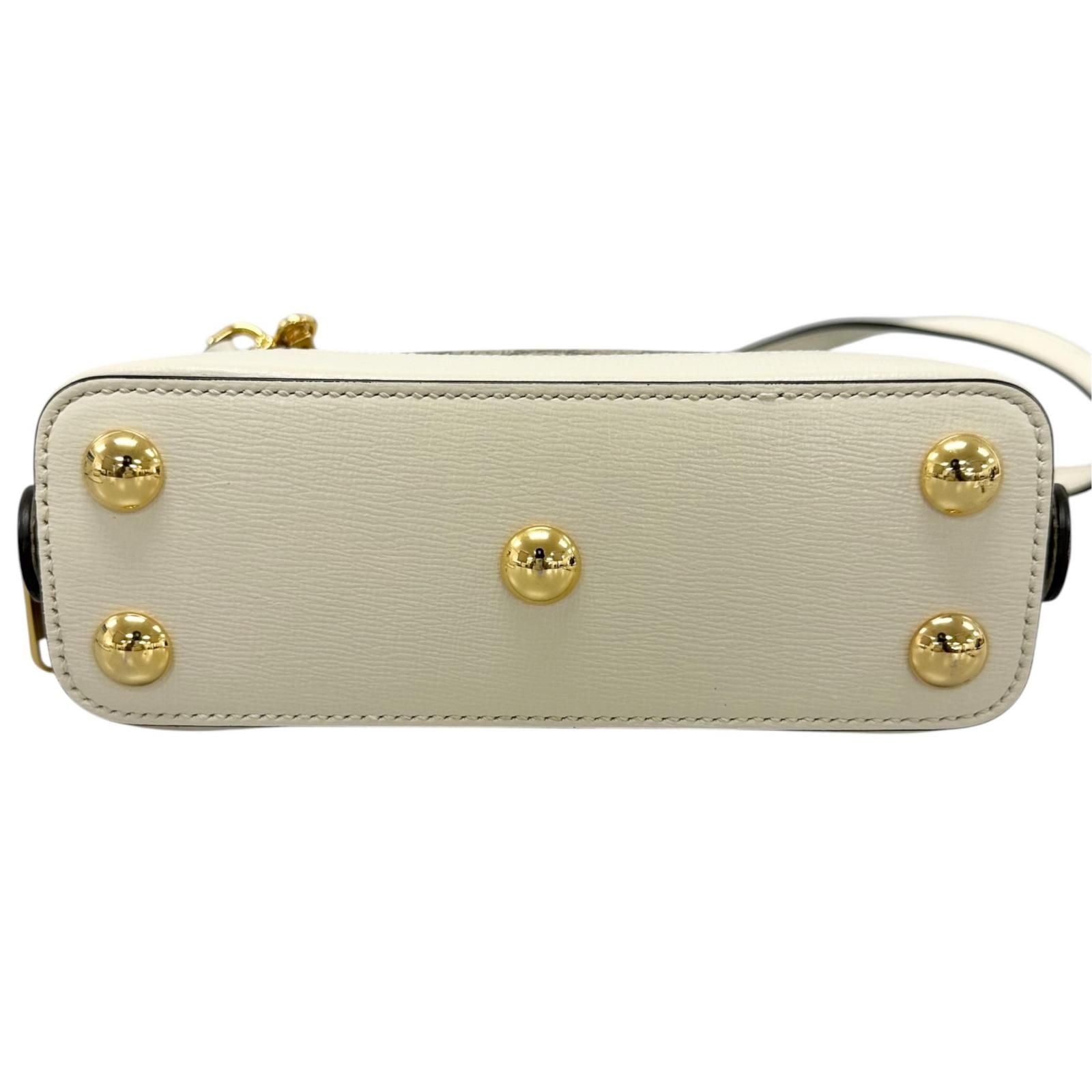 Gucci Horsebit 1955 Shoulder Bag GG Supreme Canvas Beige — view 4