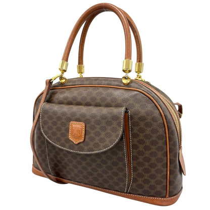 Celine Macadam Handbag Brown — view 2