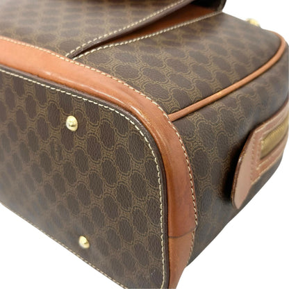 Celine Macadam Handbag Brown — view 8