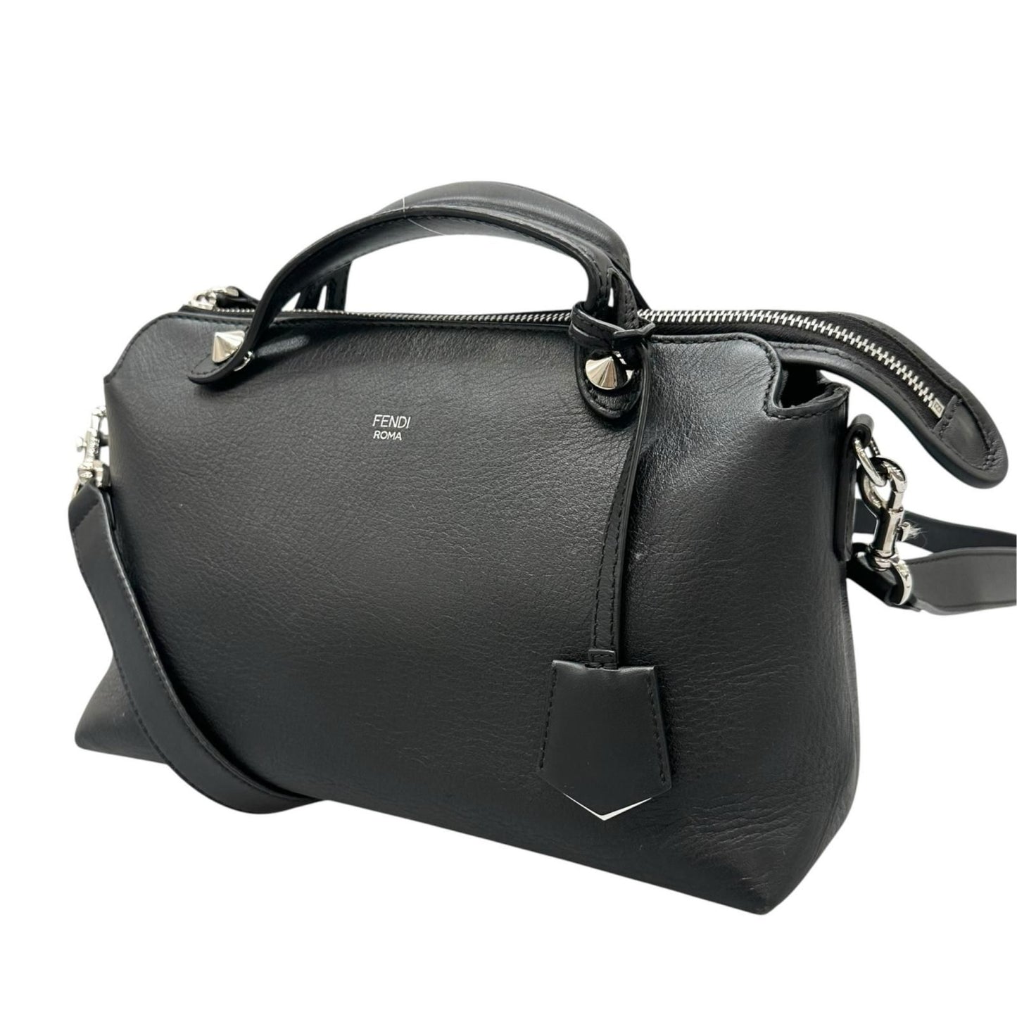 Fendi by the Way Medium Shoulder Bag Leather Black — view 2