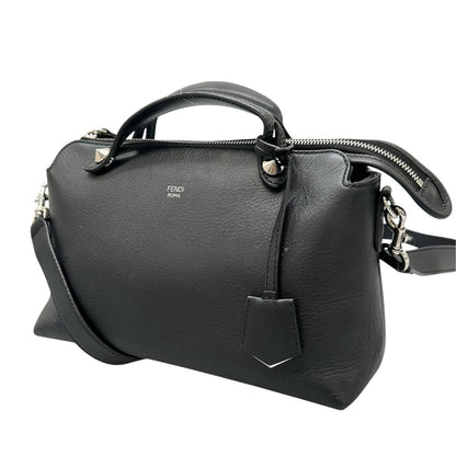 Fendi by the Way Medium Shoulder Bag Leather Black — view 2