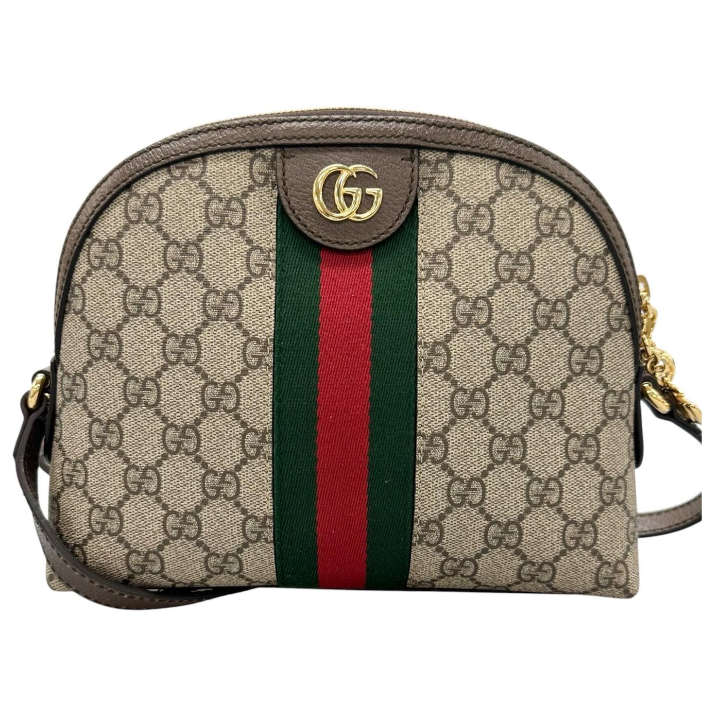 Gucci Ophidia Shoulder Bag GG Supreme Canvas Brown