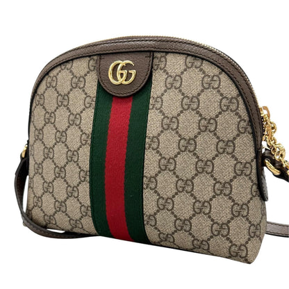 Gucci Ophidia Shoulder Bag GG Supreme Canvas Brown — view 2