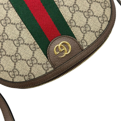 Gucci Ophidia Shoulder Bag GG Supreme Canvas Brown — view 6