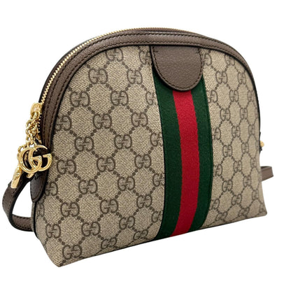 Gucci Ophidia Shoulder Bag GG Supreme Canvas Brown — view 3