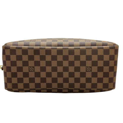 Louis Vuitton Deauville Handbag Damier Canvas Brown — view 4