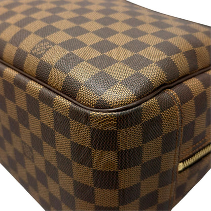 Louis Vuitton Deauville Handbag Damier Canvas Brown — view 8
