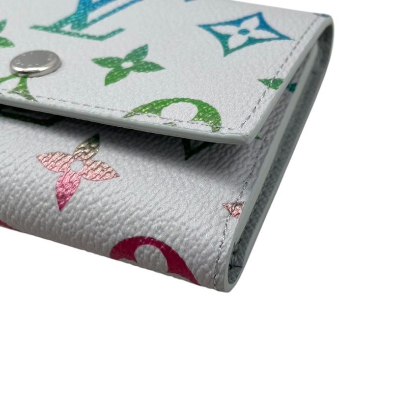 Louis Vuitton Trifold Wallet Victor Monogram Iridescent Gray