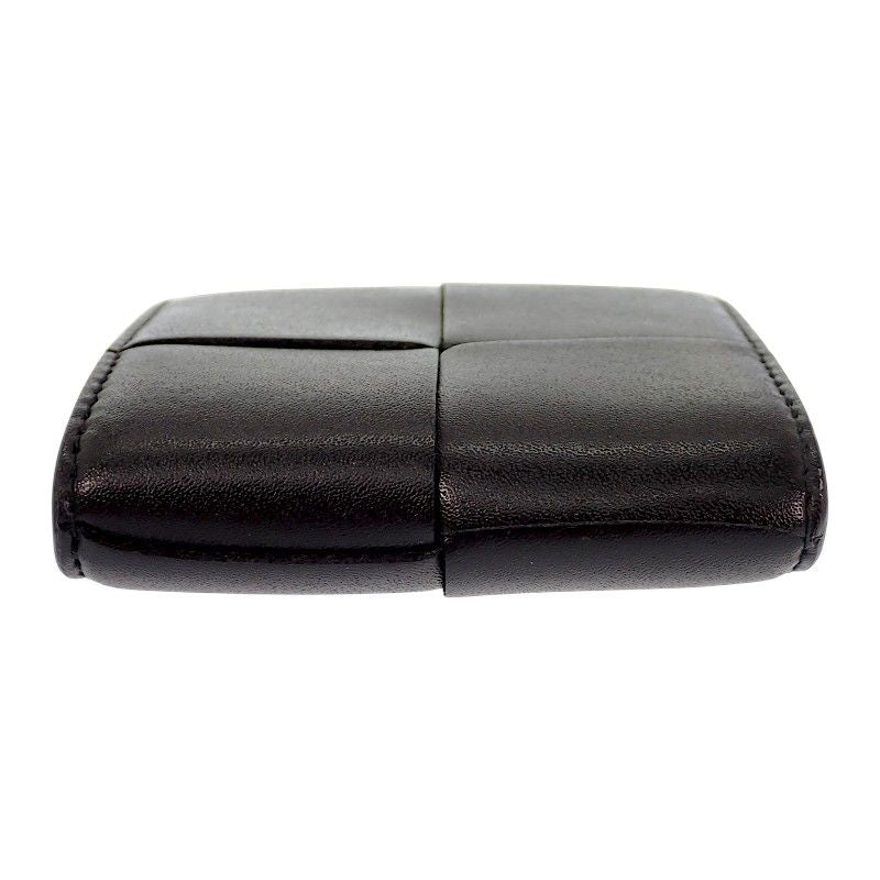 Bottega Veneta Cassette Coin Purse Calf Black