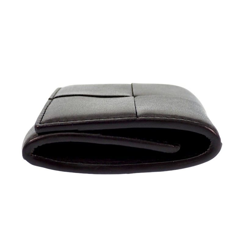 Bottega Veneta Cassette Coin Purse Calf Black
