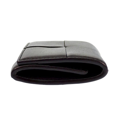 Bottega Veneta Cassette Coin Purse Calf Black