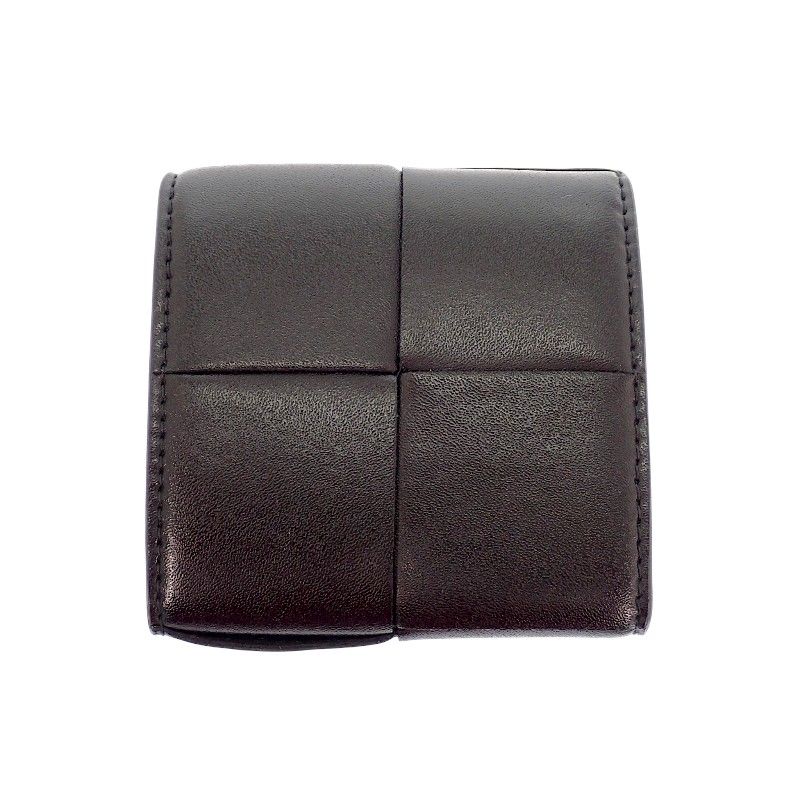 Bottega Veneta Cassette Coin Purse Calf Black