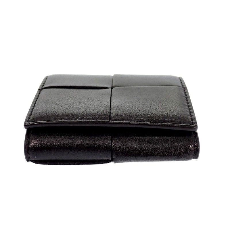 Bottega Veneta Cassette Coin Purse Calf Black