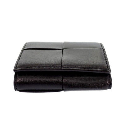 Bottega Veneta Cassette Coin Purse Calf Black