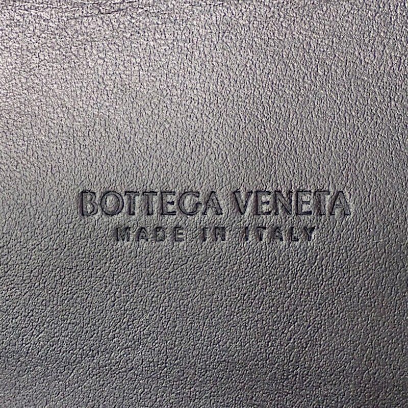 Bottega Veneta Cassette Coin Purse Calf Black