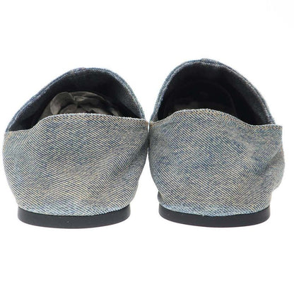 Balenciaga Denim Flat Mule Shoes Indigo 39