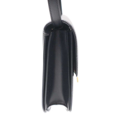 Celine Classic Box Medium Box Leather Shoulder Bag Black