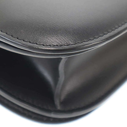 Celine Classic Box Medium Box Leather Shoulder Bag Black