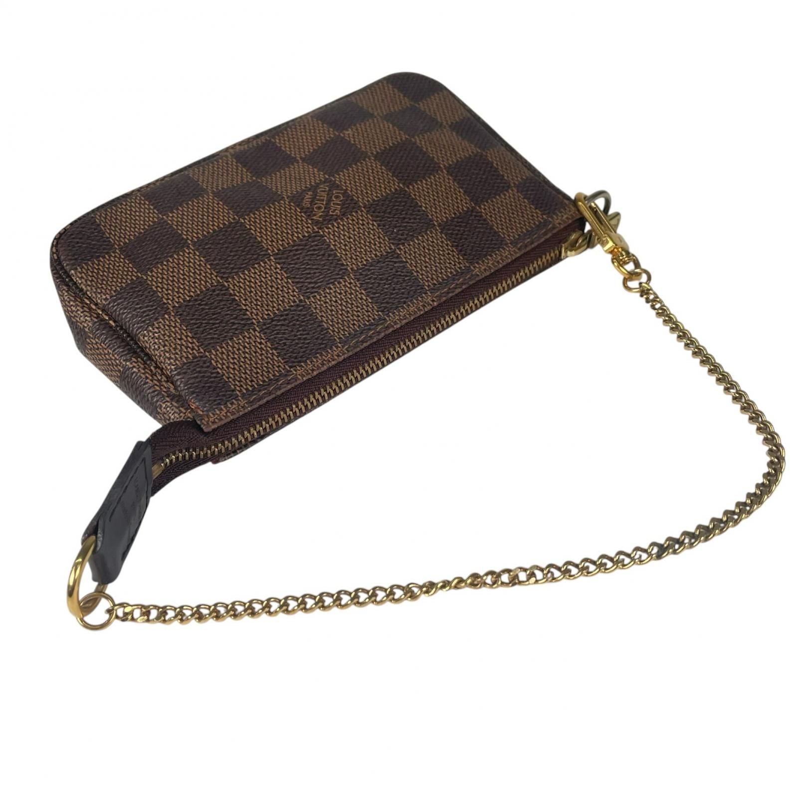 Louis Vuitton Accessoires Pouch Damier Canvas Brown — view 5