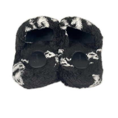 Balenciaga AW Sandals Faux Fur Black — view 5
