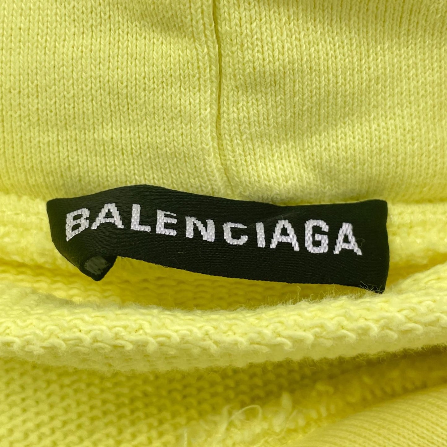 Balenciaga Spring Summer SS Hoodie Cotton Yellow — view 6