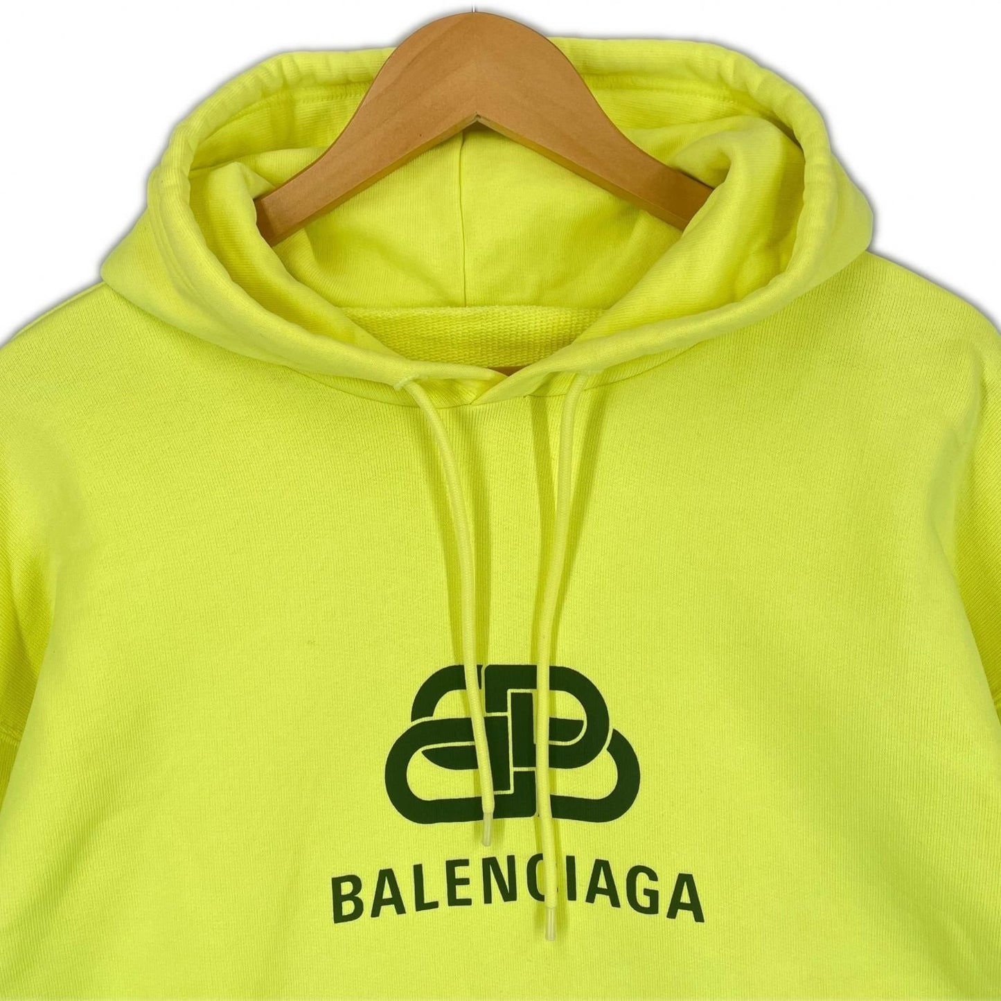 Balenciaga Spring Summer SS Hoodie Cotton Yellow — view 3