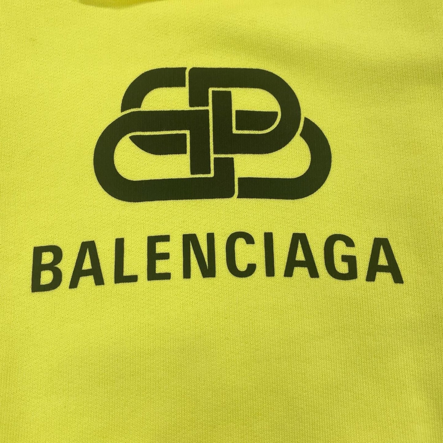 Balenciaga Spring Summer SS Hoodie Cotton Yellow — view 5