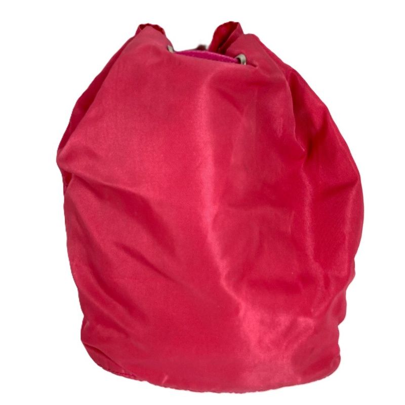 Prada Pouch Triangle Logo Nylon Pink