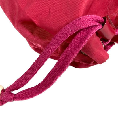 Prada Pouch Triangle Logo Nylon Pink