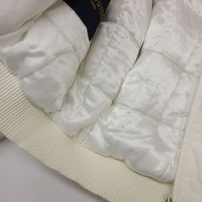 Louis Vuitton Jacket Ornament Leather Zip Up White