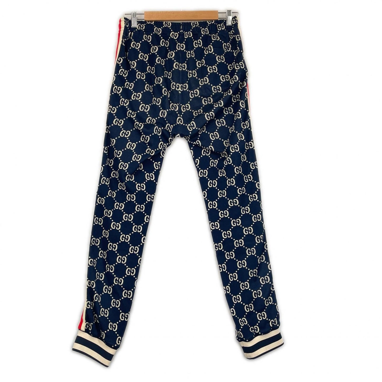 Gucci Technical Jersey GG Pattern SS Jogger Pants Cotton Navy — view 2