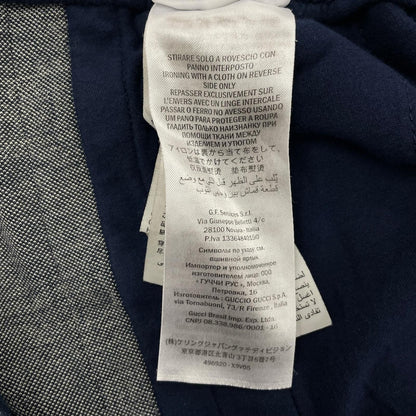 Gucci Technical Jersey GG Pattern SS Jogger Pants Cotton Navy — view 8