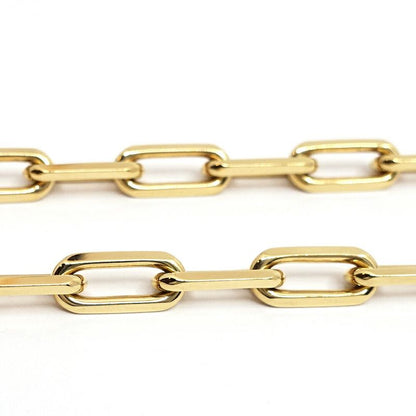 Cartier 18k Yellow Gold Santos de Cartier Necklace MM Midi Ammodel