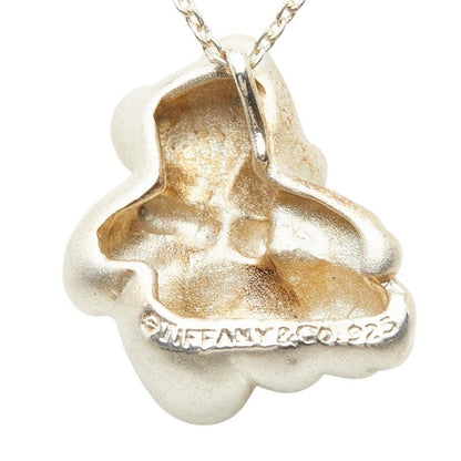Tiffany & Co Bear Teddy Pendant Necklace Silver