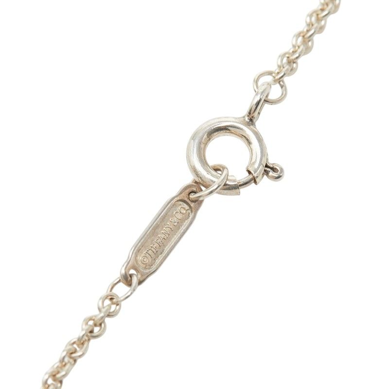 Tiffany & Co Double Cross Pendant Necklace Silver