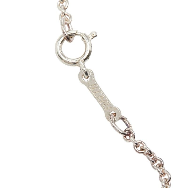 Tiffany & Co Heart Key Motif Silver Necklace