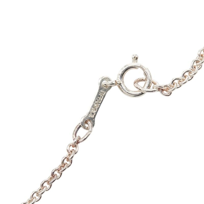 Tiffany & Co Heart Key Motif Silver Necklace
