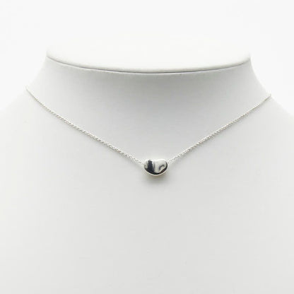 Tiffany & Co Bean Necklace Silver