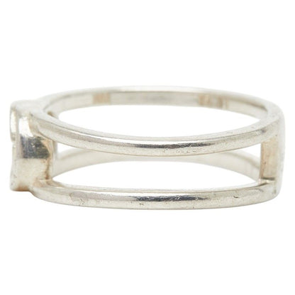 Gucci Interlocking Wide Open Band Ring Silver