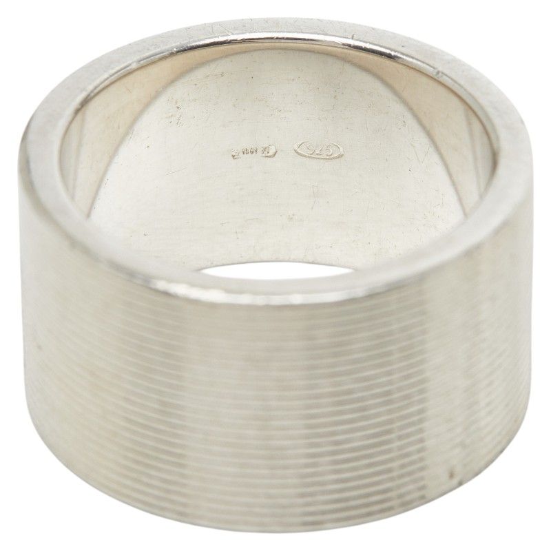 Gucci Logo Ring Silver