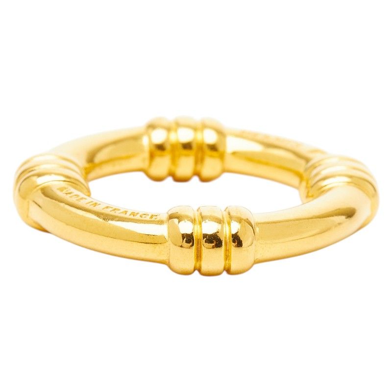 Hermes Boue Scarf Ring Gold Plated
