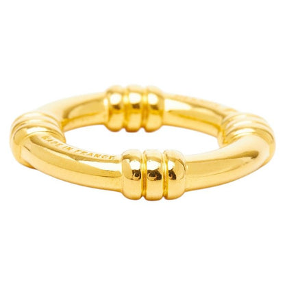 Hermes Boue Scarf Ring Gold Plated