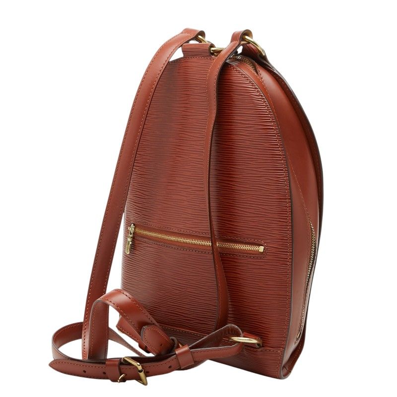 Louis Vuitton Epi Mabillon Backpack Kenya Brown Leather