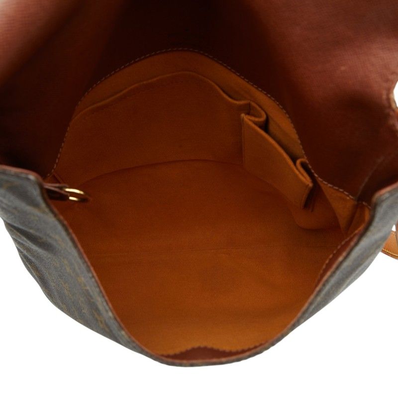 Louis Vuitton Monogram Musette Crossbody Shoulder Bag Brown Leather