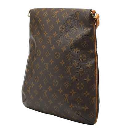 Louis Vuitton Monogram Musette Crossbody Shoulder Bag Brown Leather
