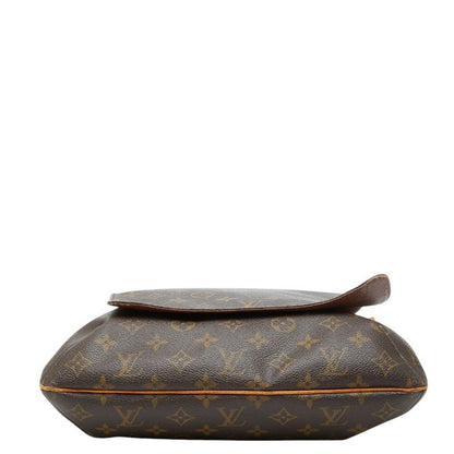 Louis Vuitton Monogram Musette Crossbody Shoulder Bag Brown Leather